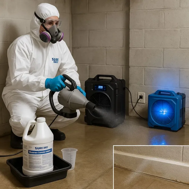 Sanitization and Odor Removal process in Chester, NJ